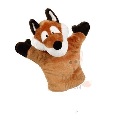  handpuppet brown white fox 